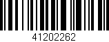 Código de barras (EAN, GTIN, SKU, ISBN): '41202262'