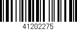 Código de barras (EAN, GTIN, SKU, ISBN): '41202275'