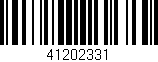 Código de barras (EAN, GTIN, SKU, ISBN): '41202331'