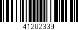 Código de barras (EAN, GTIN, SKU, ISBN): '41202339'