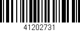 Código de barras (EAN, GTIN, SKU, ISBN): '41202731'