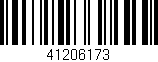 Código de barras (EAN, GTIN, SKU, ISBN): '41206173'