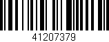 Código de barras (EAN, GTIN, SKU, ISBN): '41207379'