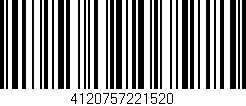 Código de barras (EAN, GTIN, SKU, ISBN): '4120757221520'