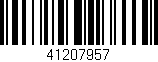 Código de barras (EAN, GTIN, SKU, ISBN): '41207957'