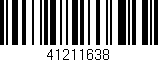 Código de barras (EAN, GTIN, SKU, ISBN): '41211638'