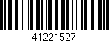 Código de barras (EAN, GTIN, SKU, ISBN): '41221527'