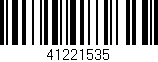 Código de barras (EAN, GTIN, SKU, ISBN): '41221535'