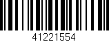 Código de barras (EAN, GTIN, SKU, ISBN): '41221554'