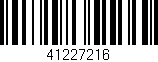 Código de barras (EAN, GTIN, SKU, ISBN): '41227216'