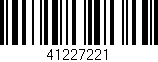 Código de barras (EAN, GTIN, SKU, ISBN): '41227221'