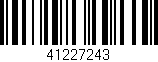 Código de barras (EAN, GTIN, SKU, ISBN): '41227243'