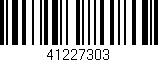 Código de barras (EAN, GTIN, SKU, ISBN): '41227303'