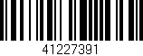 Código de barras (EAN, GTIN, SKU, ISBN): '41227391'