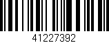 Código de barras (EAN, GTIN, SKU, ISBN): '41227392'