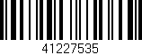 Código de barras (EAN, GTIN, SKU, ISBN): '41227535'