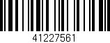 Código de barras (EAN, GTIN, SKU, ISBN): '41227561'