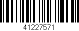 Código de barras (EAN, GTIN, SKU, ISBN): '41227571'
