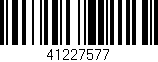 Código de barras (EAN, GTIN, SKU, ISBN): '41227577'