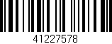 Código de barras (EAN, GTIN, SKU, ISBN): '41227578'