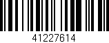 Código de barras (EAN, GTIN, SKU, ISBN): '41227614'
