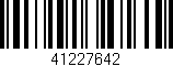 Código de barras (EAN, GTIN, SKU, ISBN): '41227642'