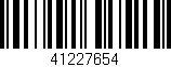Código de barras (EAN, GTIN, SKU, ISBN): '41227654'