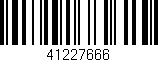 Código de barras (EAN, GTIN, SKU, ISBN): '41227666'
