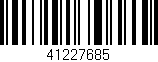Código de barras (EAN, GTIN, SKU, ISBN): '41227685'