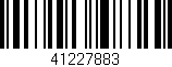 Código de barras (EAN, GTIN, SKU, ISBN): '41227883'