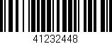 Código de barras (EAN, GTIN, SKU, ISBN): '41232448'