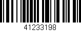 Código de barras (EAN, GTIN, SKU, ISBN): '41233198'