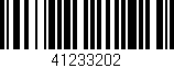 Código de barras (EAN, GTIN, SKU, ISBN): '41233202'