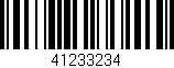 Código de barras (EAN, GTIN, SKU, ISBN): '41233234'