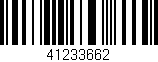 Código de barras (EAN, GTIN, SKU, ISBN): '41233662'