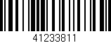 Código de barras (EAN, GTIN, SKU, ISBN): '41233811'