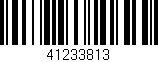 Código de barras (EAN, GTIN, SKU, ISBN): '41233813'