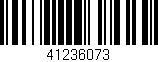 Código de barras (EAN, GTIN, SKU, ISBN): '41236073'