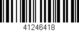 Código de barras (EAN, GTIN, SKU, ISBN): '41246418'