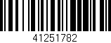 Código de barras (EAN, GTIN, SKU, ISBN): '41251782'