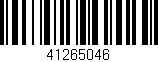 Código de barras (EAN, GTIN, SKU, ISBN): '41265046'