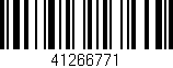 Código de barras (EAN, GTIN, SKU, ISBN): '41266771'