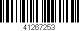 Código de barras (EAN, GTIN, SKU, ISBN): '41267253'