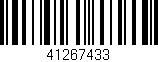Código de barras (EAN, GTIN, SKU, ISBN): '41267433'