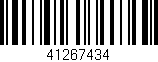 Código de barras (EAN, GTIN, SKU, ISBN): '41267434'