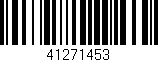 Código de barras (EAN, GTIN, SKU, ISBN): '41271453'