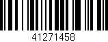 Código de barras (EAN, GTIN, SKU, ISBN): '41271458'