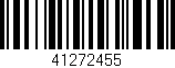 Código de barras (EAN, GTIN, SKU, ISBN): '41272455'