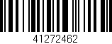 Código de barras (EAN, GTIN, SKU, ISBN): '41272462'