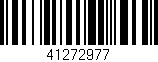 Código de barras (EAN, GTIN, SKU, ISBN): '41272977'